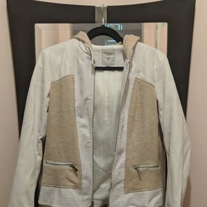 Guess leather and cotton jacket
